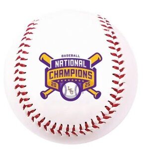 2025 LSU baseball national championship logo baseball
